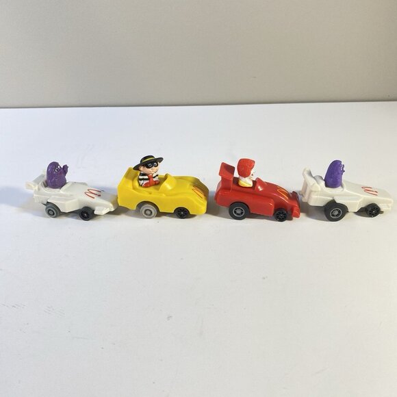 Vintage 1988 McDonald’s Race Car Set Ronald Grimace (2) and Hamburglar - Picture 4 of 6